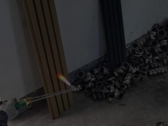 Al aire libre estriado compuesto de madera incombustible Wpc Wallpanel de la prenda impermeable B1