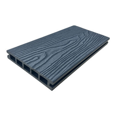 El panel de piso incombustible compuesto plástico de madera de los tableros del Decking de Wpc de los diversos tamaños