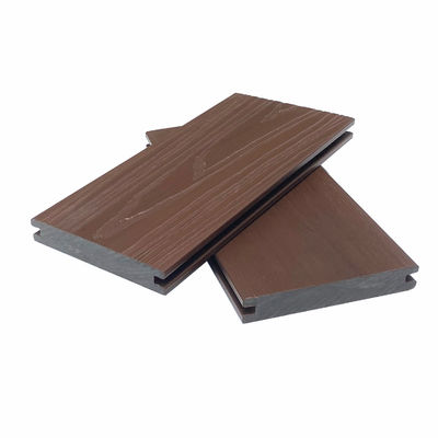 El Decking compuesto de madera de la terraza WPC del jardín sube al grueso del piso 23m m