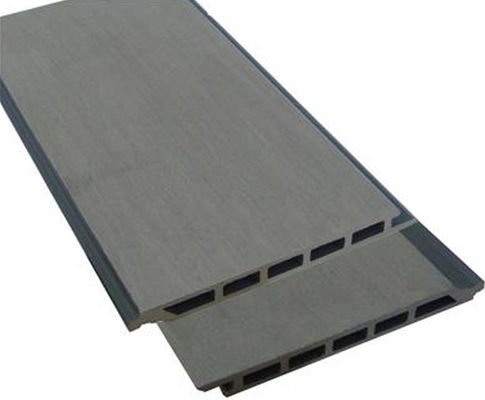 Madera plástica externa del tablero del panel de pared del revestimiento de listones de WPC de la textura 3D