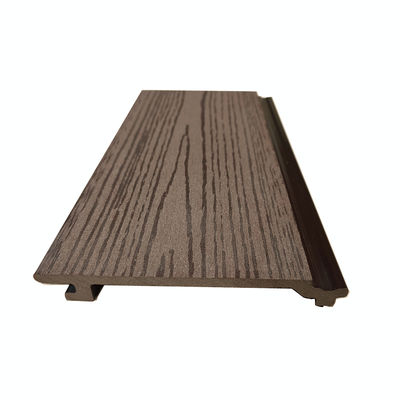 Revestimiento de pared decorativo impermeable comercial de los paneles de WPC 155 mm