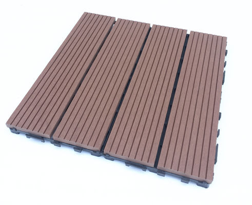 El Decking impermeable al aire libre de WPC teja el panel de piso de WPC 450x450m m