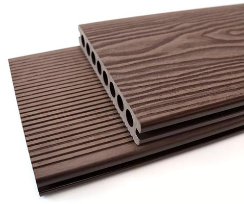 Tablones compuestos de madera de cedro de madera de plástico personalizados, tejas de WPC en relieve 3D