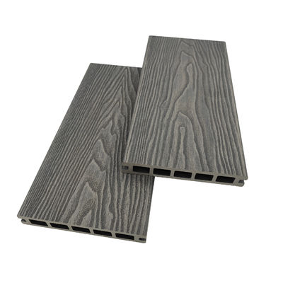 El compuesto plástico de madera 3D recicló los tableros del Decking alrededor de la piscina para el jardín al aire libre