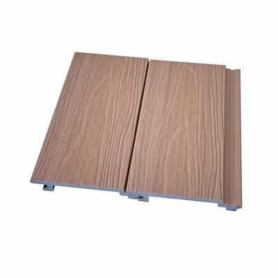 el revestimiento compuesto del revestimiento de Wpc de la prenda impermeable de 20*155m m sube el panel de pared decorativo de Wpc al aire libre