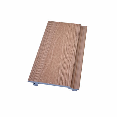 Panel de revestimiento estriado Wpc de pared exterior exterior coextruido 155 × 20