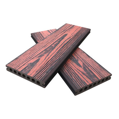 El Decking popular de Wpc mezcló el Decking sólido de la terraza de Wpc de la coextrusión de tres capas de la vida útil larga del color 138*23m m