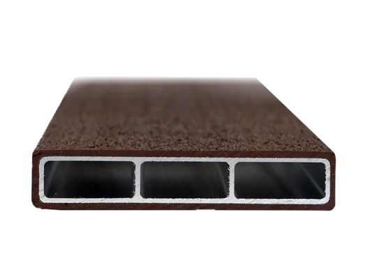 Escudo sostenible WPC de aluminio ecológico para estructuras al aire libre