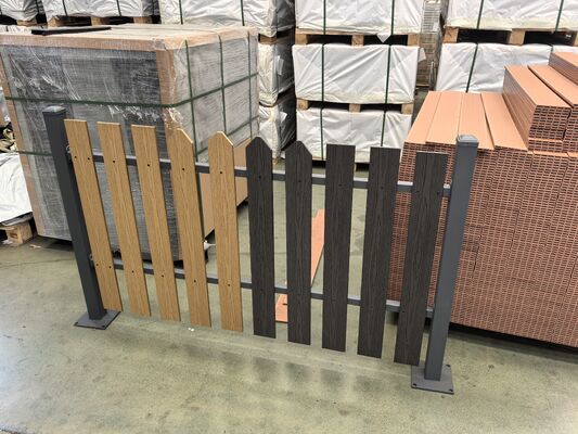 Balcón de WPC, revestimiento de extremo de piso exterior impermeable, tablero de cubierta compuesto de WPC, rodapié de extremo, cubierta de extremo de cubierta de WPC