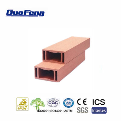 Valla hueca compuesta de madera plástica de ingeniería decorativa al aire libre de WPC