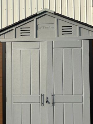 Casa prefabricada móvil para jardín al aire libre: trastero utilitario duradero