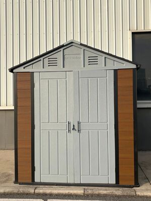 Casa prefabricada móvil para jardín al aire libre: trastero utilitario duradero