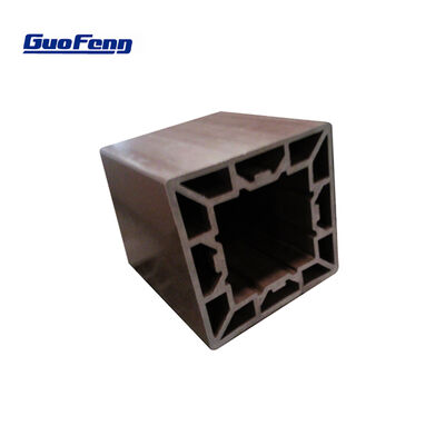 La cerca compuesta tapada 200*200m m recicló el poste de la cerca de WPC