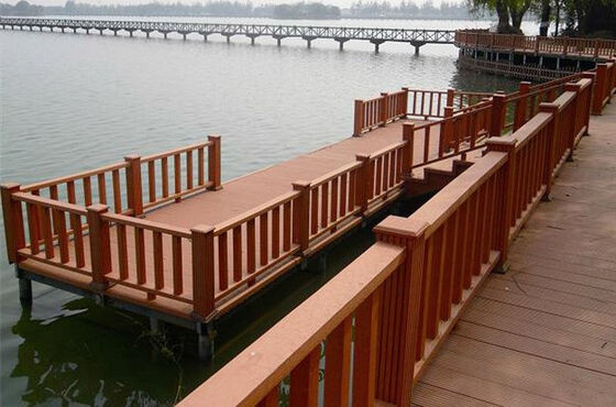 Mezcla de acrílico WPC cercado decorativo para jardín de lujo