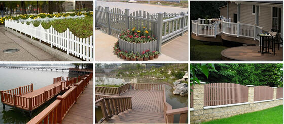 Barra decorativa WPC cercado resistente al agua para el hotel al aire libre