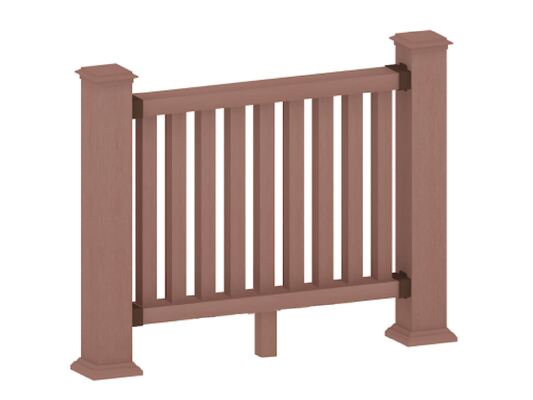 Cercado antitermitas de WPC ecológico reciclado para límites agrícolas