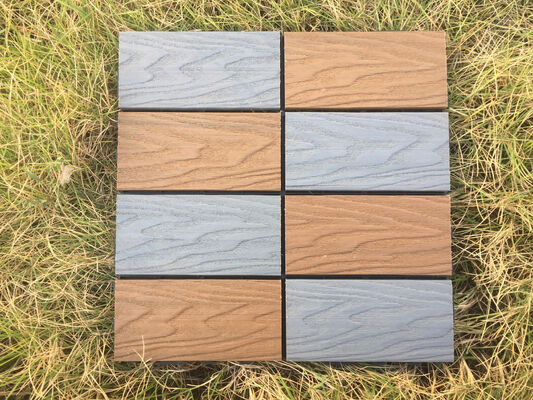 La cubierta al por mayor de DIY WPC teja el suelo al aire libre durable de los 30*30CM para el uso residencial