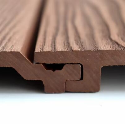 Paneles de pared compuestos de plástico y madera para exteriores, impermeables, de alta calidad, decoración, revestimiento, coextrusión, revestimiento externo, Villa