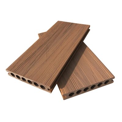 Piso noctilucente de WPC del Decking compuesto de madera plástico de la protuberancia al aire libre del Co