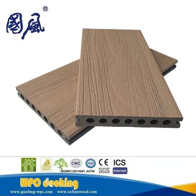 Precio de fábrica Decking de WPC de material compuesto de madera y plástico de coextrusión de doble color de nueva generación
