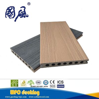 Precio de fábrica Decking de WPC de material compuesto de madera y plástico de coextrusión de doble color de nueva generación