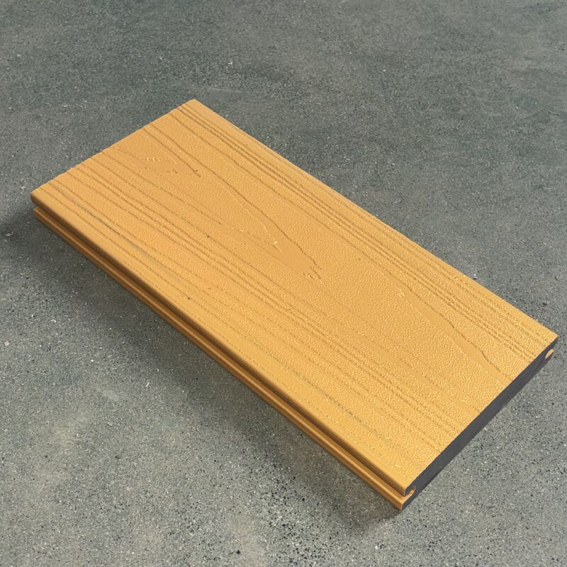 PANELES METÁLICOS DE WPC CON TERRAZAS DE LUJO PATINA GLIMMER GOLD