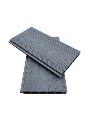 Valla de ingeniería ecológica de material natural, cercado compuesto, Panel exterior de WPC resistente a los rayos UV y resistente al agua